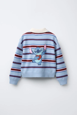 Трикотажный джемпер поло в полоску LILO & STITCH © DISNEY- Заказать в России