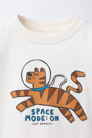 Футболка с анималистическим принтом- Заказать в России