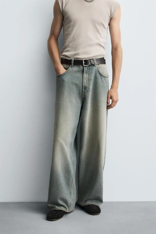 Купить Zara Джинсы BAGGY FIT