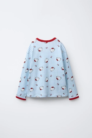 Blue | 7099/592/400 - Zara 2-6 лет/пижама HELLO KITTY © SANRIO