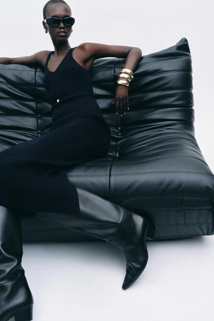 Топ в рубчик с поясом- Заказать в России