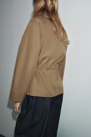 Короткая парка ZW COLLECTION с регулируемой талией- Заказать в России