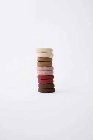 Набор «коробочка с заколками-бабочками и резинками для волос»- Заказать в России