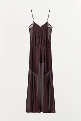 Длинное комбинированное платье- Заказать в России