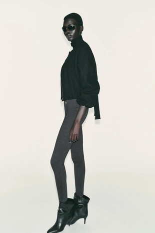 Легинсы с пуговицами- Заказать в России