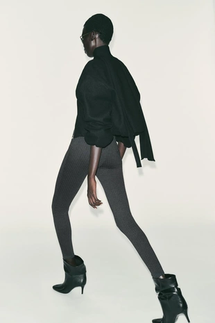 Легинсы с пуговицами- Заказать в России