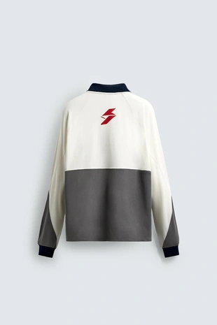 Поло с ретро-принтом в футбольном стиле- Заказать в России