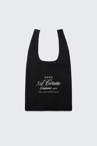 Купить Zara Сумка-шопер с вышивкой 50TH ANNIVERSARY