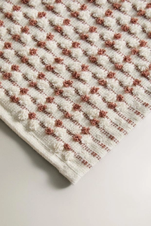 Махровое полотенце из текстурированного хлопка- Заказать в России