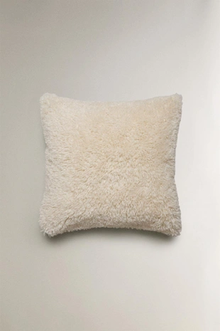 Чехол для декоративной подушки из искусственного меха- Заказать в России