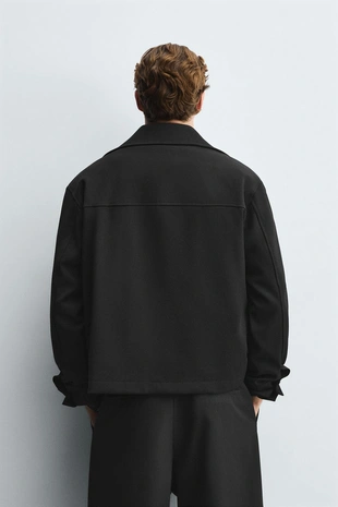 Куртка-рубашка BOXY FIT на молнии- Заказать в России