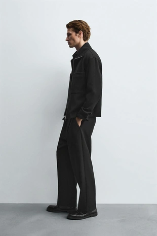 Куртка-рубашка BOXY FIT на молнии- Заказать в России