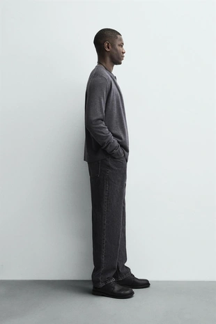 Кардиган классического кроя с шерстью- Заказать в России