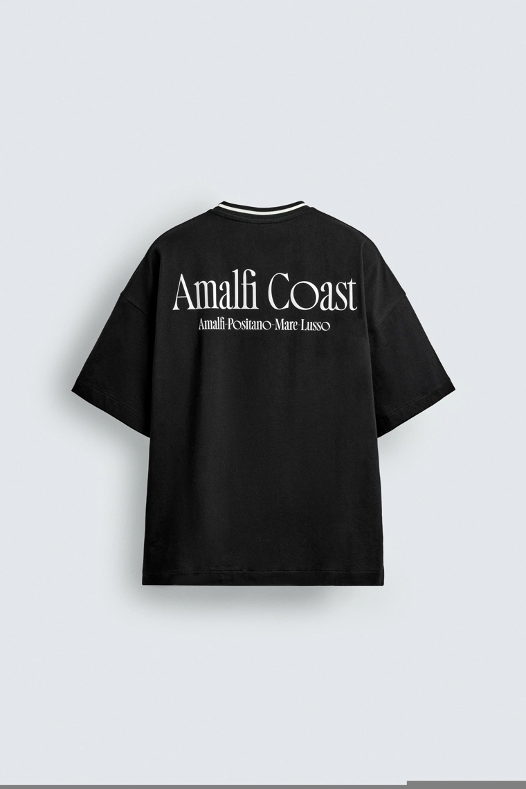 Футболка с текстурным принтом слогана