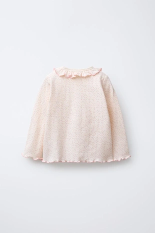 Ecru | 8501/511/712 - Zara 2-6 лет/ пижама в горошек