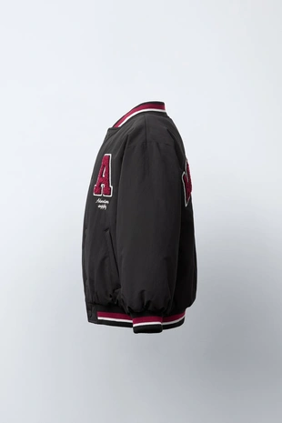 Dark anthracite | 8614/516/898 - Zara Бомбер с подкладкой из искусственной овчины с нашивкой