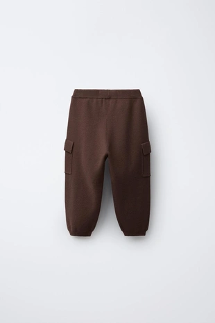 Трикотажные брюки-джоггеры карго- Заказать в России