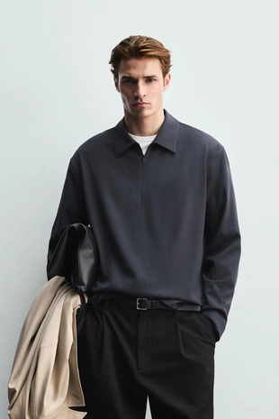 Поло из смесовой вискозы- Заказать в России