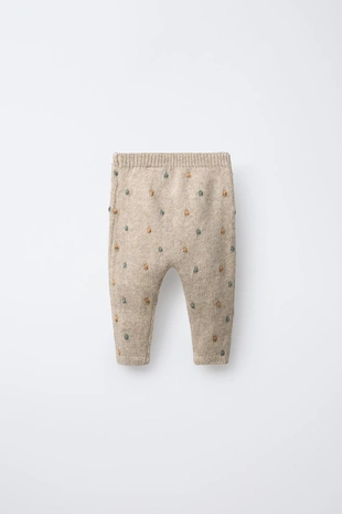 Купить Zara Трикотажные брюки с шариками