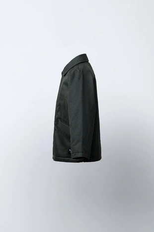 Dark khaki | 3791/563/507 - Zara Куртка из вощеной ткани