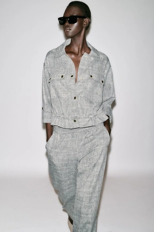 Пестрая куртка сафари- Заказать в России