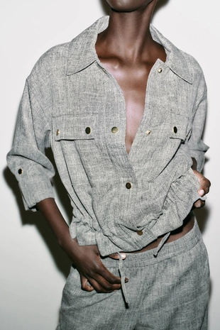 Пестрая куртка сафари- Заказать в России