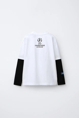 Футболка с двойными рукавами UEFA CHAMPIONS LEAGUE ®- Заказать в России
