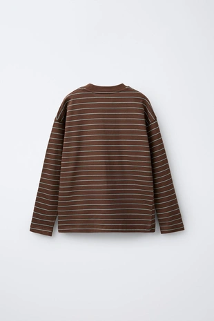 Футболка с принтом в полоску- Заказать в России