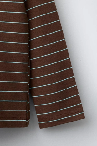 Футболка с принтом в полоску- Заказать в России