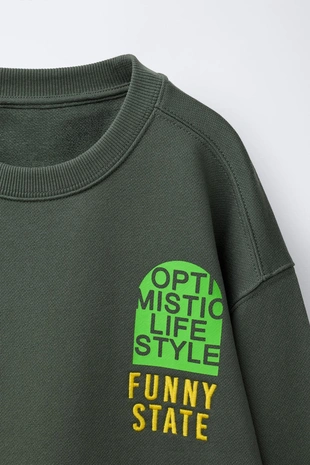 Толстовка с принтом- Заказать в России