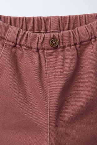 Dark pink | 6303/569/664 - Zara Брюки BAGGY из твила