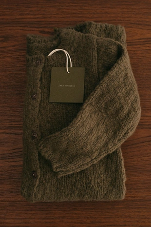 Dark khaki | 2582/368/507 - Zara ZARA TIMELESS - шерстяной комбинезон