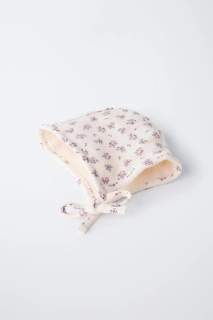 Купить Zara Чепчик с цветочным принтом