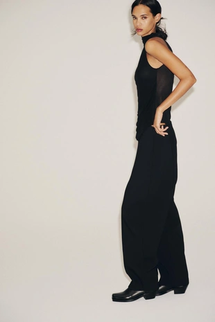 Брюки-бананы с высокой посадкой- Заказать в России