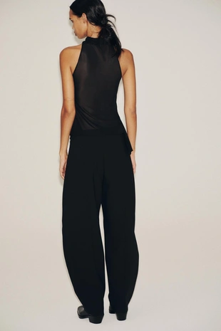 Брюки-бананы с высокой посадкой- Заказать в России