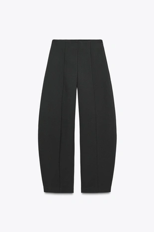 Брюки-бананы с высокой посадкой- Заказать в России