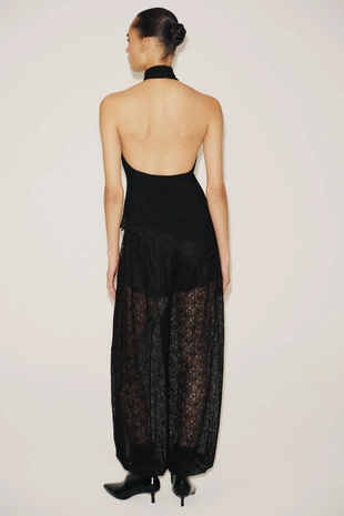 Брюки BALLOON с кружевом- Заказать в России