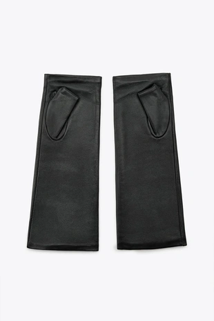 Митенки из 100% кожи- Заказать в России