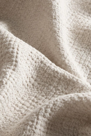 Полотенце для ванны из льна с рельефным трикотажем WAFFLE-KNIT- Заказать в России