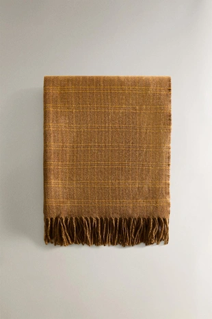 Плед в клетку- Заказать в России