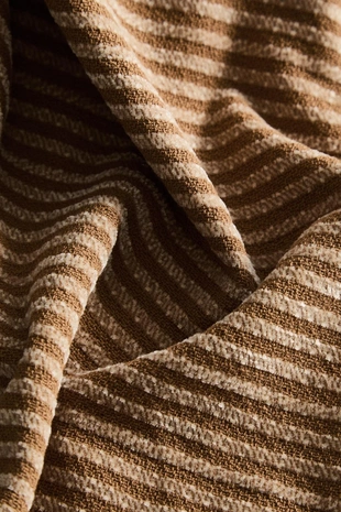 Плед из полосатого велюра- Заказать в России