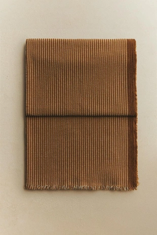 Плед из полосатого велюра- Заказать в России