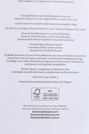 Книга THE WORLD ACCORDING TO DAVID HOCKNEY- Заказать в России