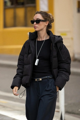 Купить Zara Короткий анорак с капюшоном WATER AND WIND PROTECTION