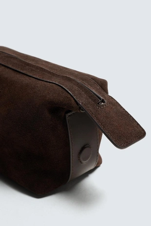 Brown | 3704/620/700 - Zara Кожаный несессер