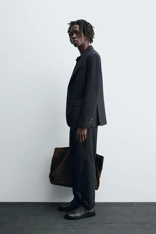 Костюмный блейзер из 100% шерсти