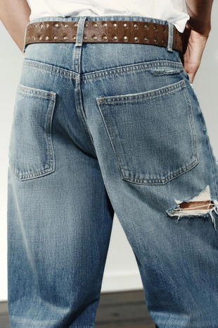 Джинсы TRF BAGGY BALLOON со средней посадкой- Заказать в России