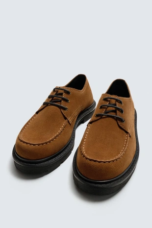 Кожаные туфли с отделкой броги- Заказать в России