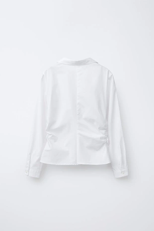 Купить Zara Рубашка со сборками по бокам