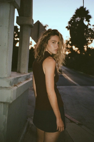 Mid-grey | 4661/530/809 - Zara Юбка-шорты с ремнем